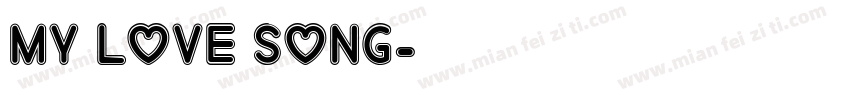 my love song字体转换